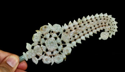 Certified Natural Persian Jade 10ct Turban Kalangi Ruby Diamond 22k Gold