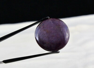 Certified 26mm Natural 6 Line Star Ruby Round Cabochon 85.75ct Gemstone Pendant