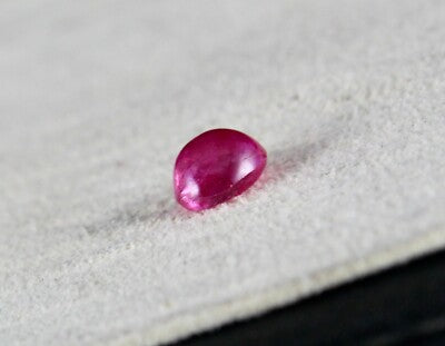 Certified 8 Mm Natural Burma Ruby Round Cabochon 2.58 Ct Gemstone Ring Pendant