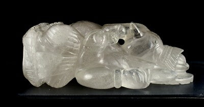 Certified Lord Ganesha Statue 27400ct Natural Rock Crystal Quartz Gemstone Decor
