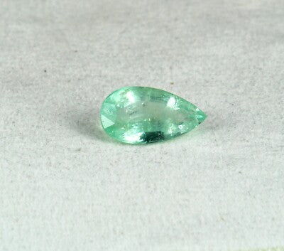Certified 20x11 Mm Natural Colombian Emerald 10.95ct Pear Ring Pendant