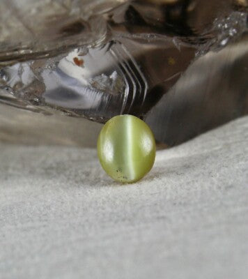 Certified Natural Chrysoberyl Cat's Eye 6.10 Ct Gemstone For Ring Pendant
