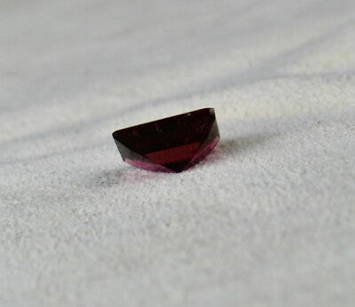 Natural Rubellite Red Tourmaline 11x9mm 4.43ct Octagon Cut Gemstone Ring