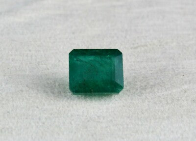 Certified Natural Emerald 13x11mm 10.96ct Octagon Gemstone Pendant Ring