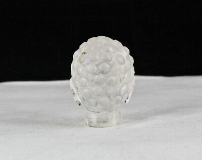 Natural Crystal Quartz Gemstone Buddha Head 2.5 Inch 629 Ct Home Decor Statue