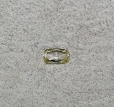 Certified Natural Rose Cut Yellow Diamond 0.91 Ct Oval Stone For Ring Pendant