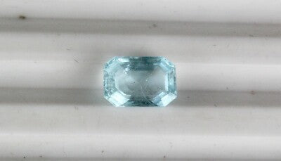 Natural Blue Aquamarine 4.57cts Octagon Gemstone For Ring Pendant Designing