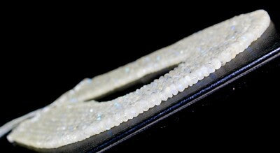 Certified Rainbow Moonstone 1132ct Beaded Necklace 9 String Natural Gemstone