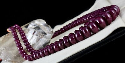 Certified Natural Ruby Beads 1380ct Round 18mm Gemstone Necklace Collection