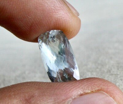 Natural Blue Aquamarine 5.07ct Cushion Loose Gemstone For Ring Pendant