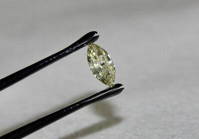Certified Fancy Natural Diamond Marquise Cut 0.45 Ct Stone For Ring Pendant