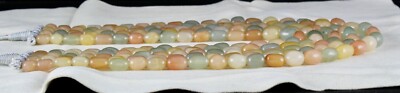 Natural Semi Precious Gemstone Beads Cabochon Necklace 1115ct Fashion Women