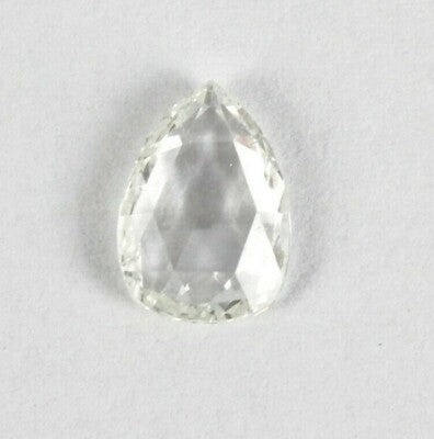 Certified Natural Rose Cut Diamond 1.47ct Pear Stone For Ring Pendant