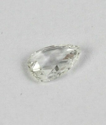 Certified Natural Rose Cut Diamond 1.47ct Pear Stone For Ring Pendant