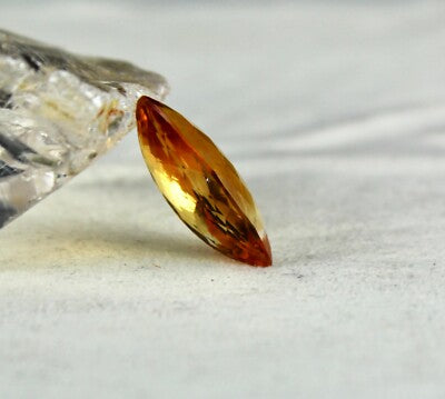 Natural Yellow Citrine 15.87ct Fancy Faceted Gemstone Pendant Designing