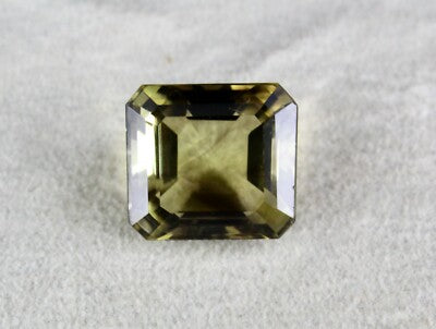 Natural Lemon Quartz Big Loose 17x18mm 26.42 Ct Square Cut Gemstone Pendant