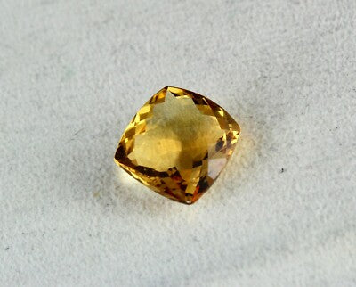 Natural Citrine Golden Topaz Cushion Cut 15x14mm 10.66 Ct Gemstone Pendant Women