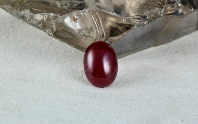 Certified Top Unheat Natural Ruby Oval Cabochon 26.14 Ct Gemstone Jewelry Set