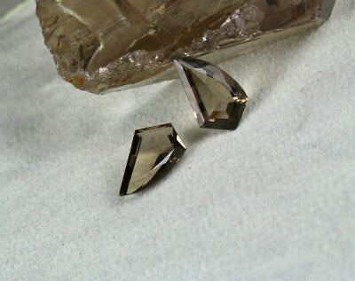 Natural Smoky Quartz Oval 11 Pc 86.75 Ct Gemstone For Set Designing