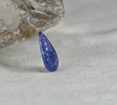 Certified Natural Unheat Blue Sapphire 15.15ct Gemstone Pendant Sterling Silver