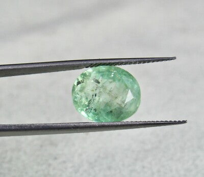 Certified Natural Colombian Emerald 13x11mm 8.12 Ct Oval Cut Gemstone Ring