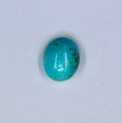 Natural Blue Real Turquoise Cabochon Oval 20mm 21.04ct Gemstone For Ring Pendant