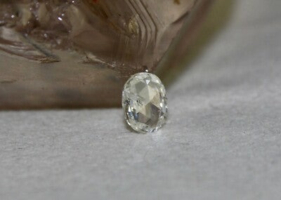Certified Natural Diamond Rose Cut 0.89 Ct H Cushion Shape For Ring Or Pendant