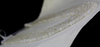 Natural Rainbow Moonstone Necklace 850 Ct Faceted Round Beads 7l White Gemstone