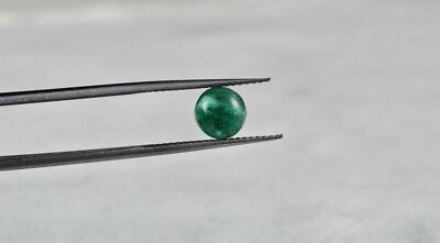 Natural Rubies Emerald Cabochon Round 3.44 Ct Gemstone For Design Ring