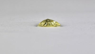 Certified 8x8 Mm Natural Rose Cut Yellow Diamond 0.98 Ct Triangle For Pendant