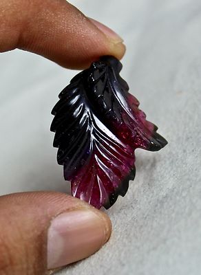 Certified Natural Watermelon Tourmaline Carved 3 Pcs 71.87ct Gemstone Set