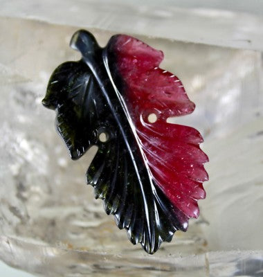 Certified Natural Multi Tourmaline Leaf 54.90ct Pendant Brooch For Designing
