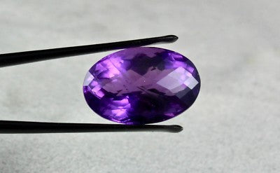 Premium Natural Amethyst 24.93 Ct Oval Cut Gemstone For Pendant Or Ring