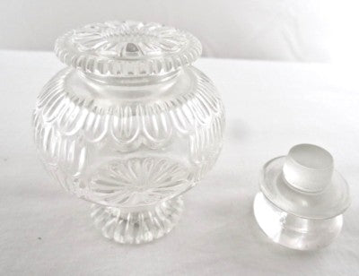 Hand Carved Natural Rock Crystal Quartz 1220ct Perfume Bottle Decor