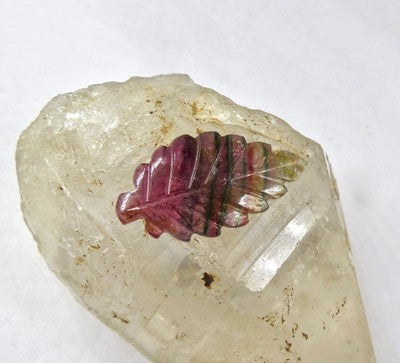 Natural Multi Tourmaline 9.79ct Carved Gemstone For Pendant Ring Brooch
