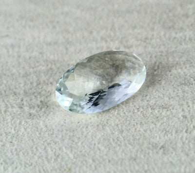 Finest Natural Blue Aquamarine 6.36ct Oval Gemstone For Ring Pendant