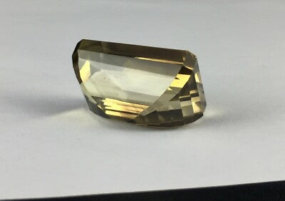 Natural Lemon Smoky Quartz Octagon Pendant 30x19mm 81.18ct Big Gemstone