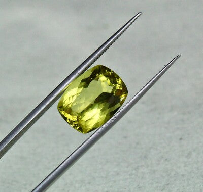 Certified Natural Unheated Yellow Aquamarine 5.41 Ct Gemstone Ring Pendant