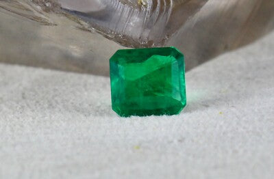Certified Gtl Natural Emerald Octagon 9x8mm 2.89ct Gemstone For Ring