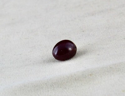 Certified A+top Natural 6 Line Star Ruby Oval Cabochon 11.53 Ct Gem For Ring