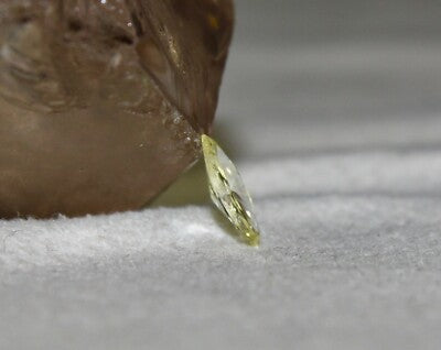 Certified Fancy Natural Diamond Marquise Cut 0.45 Ct Stone For Ring Pendant