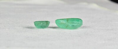 Natural Colombian Emerald Pear & Octagon Cut Loose Gemstones Pendant 12.65 Ct