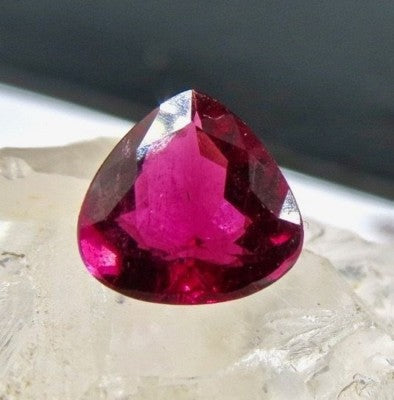 Certified Natural Pink Tourmaline Rubellite Heart Cut 2.84ct Gem Ring Pendant