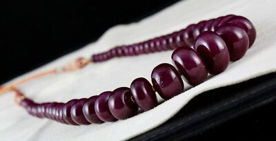 Certified Natural Untreated Ruby Beads 461 Ct Statement Gemstone Necklace