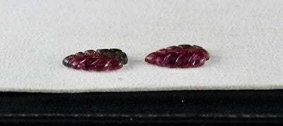 Multi Tourmaline Leaves Pair 10.45ct Gemstone Earring Designing For Women