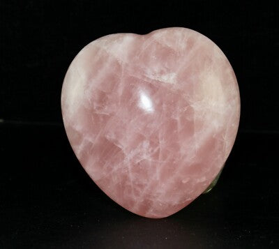 Certified Natural Rose Quartz Heart 2138ct Gemstone Paperweight Home Decor