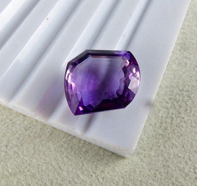 Natural Amethyst 24.85 Ct Purple Fancy Cut Gemstone For Pendant Ring For Women