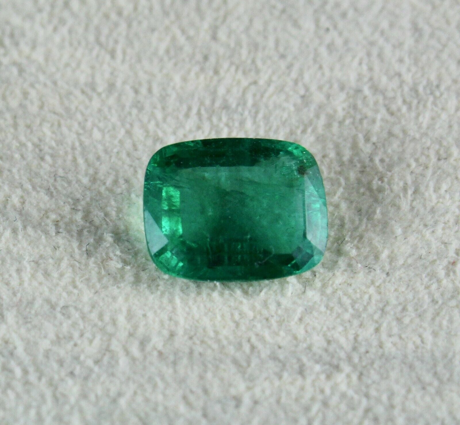 NATURAL ZAMBIAN EMERALD CUSHION CUT GEMSTONE 3.01 CTS DESIGNING RING PENDANT