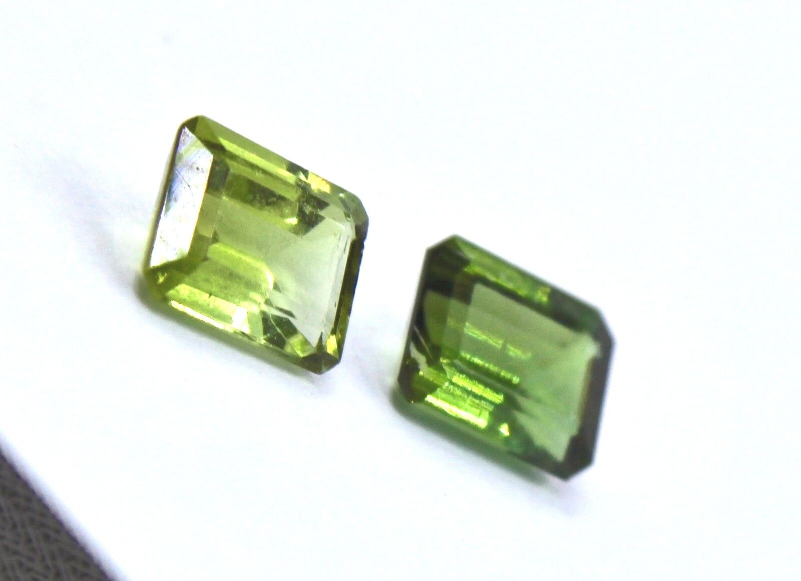 NATURAL MULTI GREEN TOURMALINE OCTAGON CUT 2.89 CARATS GEMSTONE FOR DESIGNING