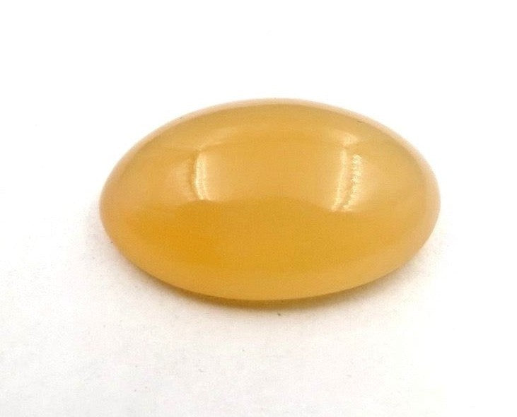 Natural Orange Moonstone 51 Ct Oval Cabochon Gemstone For Ring Pendant